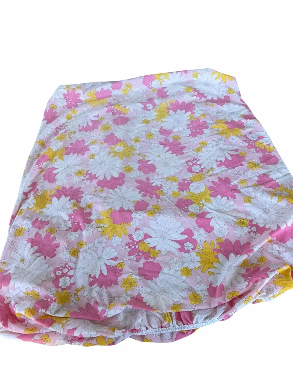 VTG Cannon Monticello Pink Blossom Festival 2-Piece Sheet Set Flower Power READ